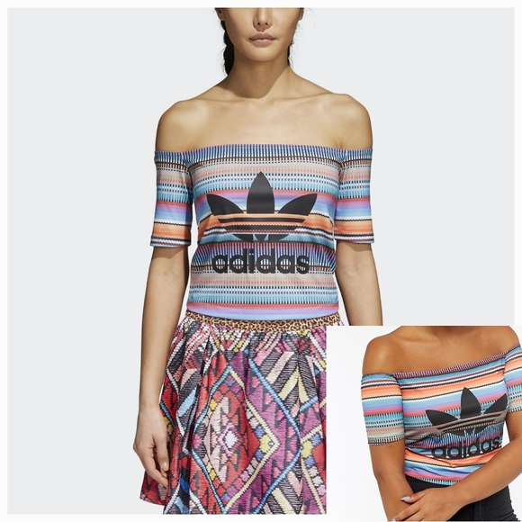 adidas Tops - Adidas Originals X Farm Off Shoulder Women's Size M